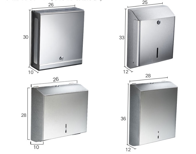 Hộp đựng giấy lau tay inox304